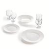 Arcoroc - Amlia Collection - 6 glasses on foot 25cl in tempered glass - Resistant and stackable - Professional use view 3