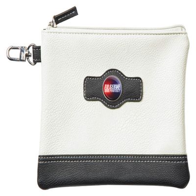 Clip Wipes Police Golf Pouch | Police Golf Valuables | Accessories Pouch with Zipper (WHT-Protect)