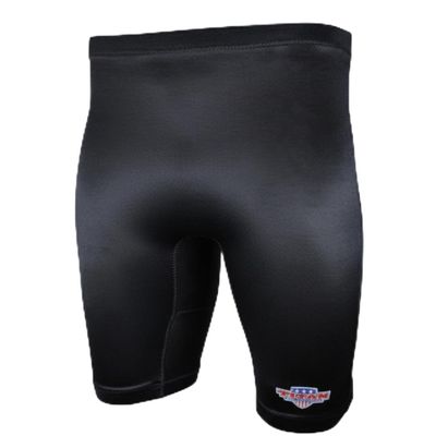 LiftingLarge Titan Challenger Compression Shorts Powerlifting or Weightlifting (Black, 3XL)