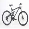 2024 Gravity FSX 27.5 LTD Dual Suspension 21 Speed Mountain Bike (Matt Black, 15 inch = Small fits* 5'6" to 5'9") view 1
