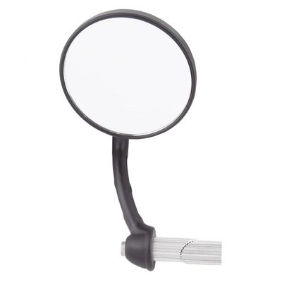 Delta Cycle & Home Premium Bike Handlebar Bar End Mirror, Fully Adjustable Handlebar Rearview Mirror for Bicycles, Large Ultra-Clear Glass Safety Mirror fits Road, Mountain, Cruisers, and E-Bikes