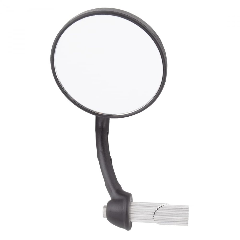 Delta Cycle & Home Premium Bike Handlebar Bar End Mirror, Fully Adjustable Handlebar Rearview Mirror for Bicycles, Large Ultra-Clear Glass Safety Mirror fits Road, Mountain, Cruisers, and E-Bikes