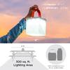 LuminAID 2-in-1 Solar Camping Lantern and Phone Charger - Inflatable LED Lamp for Camping, Hiking and Travel - Emergency Light for Power Outages, Hurricane, Survival Kits - As Seen on Shark Tank view 4