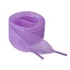 Allegra K 2 Pairs Flat Snow Yarn Shoelaces 2.5cm/4cm Wide Transparent Shoe Laces for Sneakers 100cm/39 Purple view 1
