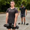 10lb Pair Cast Iron Dumbbells view 4