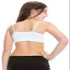 Kurve Girls Training Sports Bra  Seamless Bralette Kids Crop Cami Tank Top UV Protective Fabric UPF 50+ Made in USA, White, Age 9-14 view 2