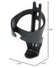 Bike Water Bottle Holder for Road Bicycle by Delta Cycle - Ultra Lightweight Bottle Cage Holder Mount 16 Grams - Carbon Fiber & Nylon Water Bottle Holder view 2