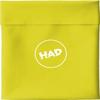 athlos: Reflective Wristband with Pocket - Sweatband with Hidden Storage and Built-in Key Loop for Keys, Cash, Cards - Floures Yellow - 3M Scotchlite for Visibility and Road Safety view 1