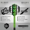 RED DRAGON Peter Wright Snakebite Ultimate 50 Piece Darts Set - Includes 22 Gram Steel Tip Brass Darts, Hardcore Flights, Shafts (Stems) and Accessories view 3