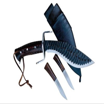 EGKH Custom Farmer Rust free Kukri - 8" Hand Forged Blade Authentic Khukuri - Handmade in Nepal