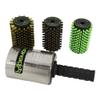 DEMON UNITED Alpine Ski Roto Brush Kit- Roto Brush Handle Axle- Includes 3 Brushes: Nylon, Brass, Horsehair and 133 Gram Wax view 4
