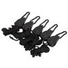 Ameristep Hunting 1/8" Premium Nylon Ratching Quick-Cinch/Release Ground Blind Tie Down Cords with Carabiners, 5-Pack view 1