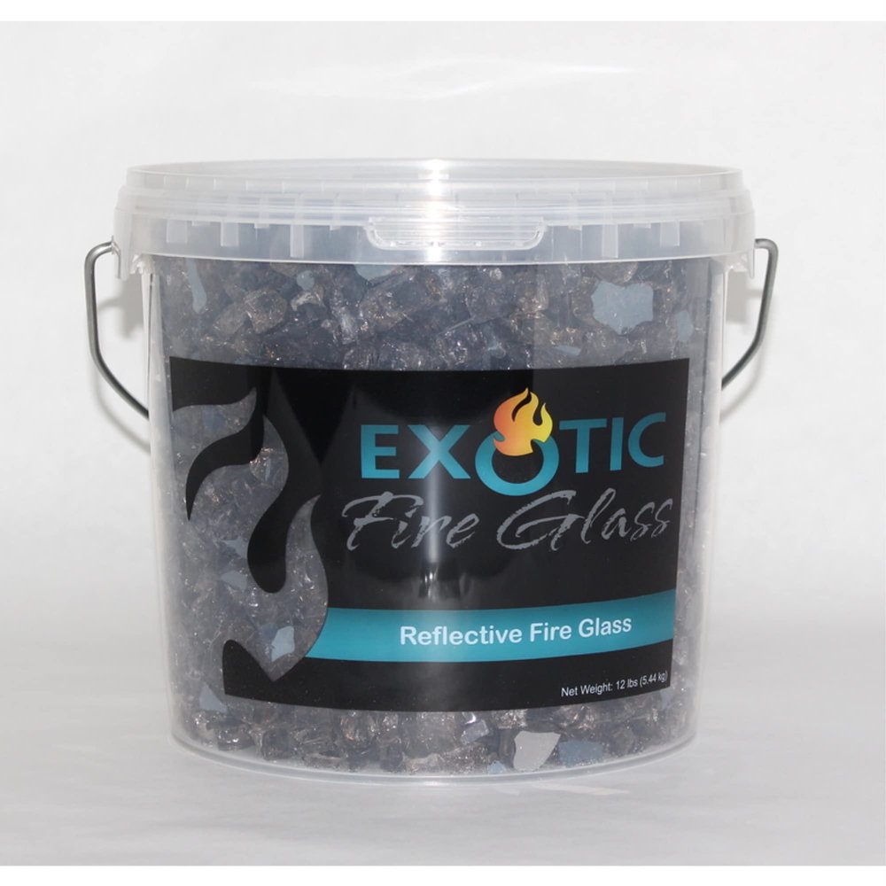 Exotic Pebbles Reflective Glass Bronze 1/2" - 10 Lb. Bag