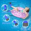 Gintenco Swim Fins, Kids Swim Training Fins for Lap Swimming, Travel Size Flippers with Mesh Bag, Silicone Swimming Fins for Kids Teens Adults Women Men view 4