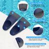 Gintenco Swim Fins, Kids Swim Training Fins for Lap Swimming, Travel Size Flippers with Mesh Bag, Silicone Swimming Fins for Kids Teens Adults Women Men view 2