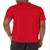 PGA TOUR mens Pique Short Sleeve Polo With New Casual Collar Golf Shirt, Tango Red, Medium US view 2