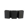 Triple Magazine Pouch (OWB) for Smith & Wesson (S&W) Shield, 9mm and .40 Cal, (Single Stack) Magazines, 3 in a Row,Adjustable Belt Loops fit: 1.5 inch and 1.75 inch Belts view 3