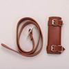 JIZHU Medieval Sword Bag Adjustable Leather Long Sword Holder Back Strap Waistband Rapier Frog for Cosplay Costume,Brown view 3