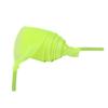 Allegra K 2 Pairs Flat Snow Yarn Shoelaces 2.5cm/4cm Wide Transparent Shoe Laces for Sneakers 100cm/39 Fluorescent Green view 3