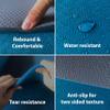 Feetlu Extra Thick Exercise Yoga Mat with Strap - 2/5 Inch (10MM), Non-Slip Workout Mat for Yoga, Pilates, and Floor Exercises(Trurkey Blue & Gray) view 4