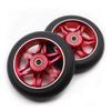 Z-FIRST 2Pcs 110mm Pro Scooter Wheels with ABEC 9 Bearings Fit for MGP/Razor/Lucky Envy/Vokul Pro Scooters Replacement Wheels (A-Red) view 3