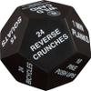 Juliet Paige Exercise Dice for Fitness, Gym Workouts, WOD, Home Bodyweight HIIT, and Adult Sports Training - 4 Inches in Diameter - 12 Sided (White (Intermediate)) view 4