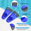 Gintenco Swim Fins, Kids Swim Training Fins for Lap Swimming, Travel Size Flippers with Mesh Bag, Silicone Swimming Fins for Kids Teens Adults Women Men view 2