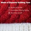 Christmas Santa Knitted Hat for Baby, Xmas Newborn Santa Hat for Kids, 0 to 3 Years Old Red view 3