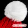 Christmas Santa Knitted Hat for Baby, Xmas Newborn Santa Hat for Kids, 0 to 3 Years Old Red view 4