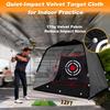 Gagalileo Golf Net: 12x7FT Backyard Driving Real Golf Ball Practice Hitting Training by Turf Mat Target Indoor Outdoor Chipping Swing Gift for Golfers Dad Husband Men view 3