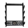 GOONSDS Wall Mount Sword Holder Samurai Display Hanger for Katana Wakizashi 4Tier,Tai Chi 4 Tier view 1