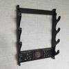 GOONSDS Wall Mount Sword Holder Samurai Display Hanger for Katana Wakizashi 4Tier,Tai Chi 4 Tier view 4