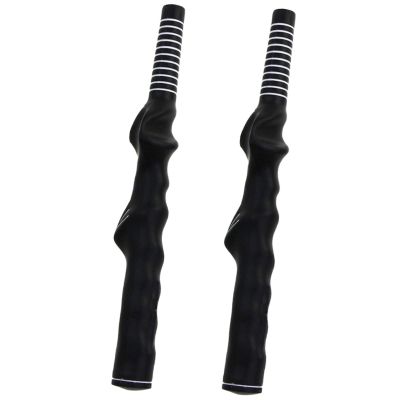 Yuyeran 2Pcs Left-Hand Golf Training Grip Golf Club Grip LH Practice Aid Golf Swing Trainer Accessories