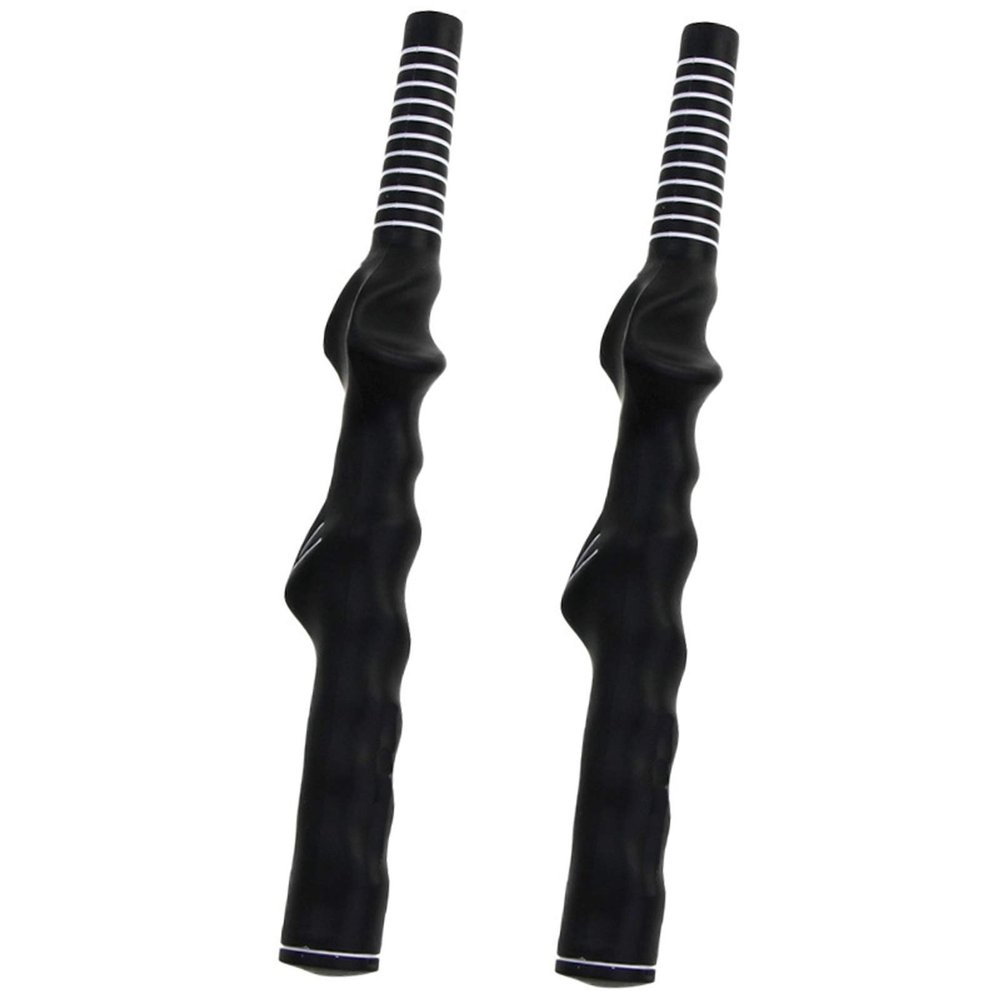 Yuyeran 2Pcs Left-Hand Golf Training Grip Golf Club Grip LH Practice Aid Golf Swing Trainer Accessories