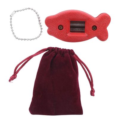 Vbest life Ice Skate Shoes Sharpener, Hockey Skate Shoes Maintenance Grinding Tool for Ice Skate Maintenance Equipment(Red)