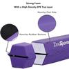 ZENY 9ft Folding Gymnastics Balance Beam Low Floor Balance Beam Bar with Anti-slip Base Extra Firm Foam Walking Beams Home Balance Training Gymnastics Equipment (Purple) view 4
