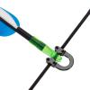 2 Sets Archery D Loop Compound Bow Metal U Nock D Ring Buckle Release Nocking Loop with Screwdrivers for Hunting Installation Accessories view 4