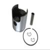 Asaki Snowmobile Piston Kit 09-827 820-11631-02-96 Std with 1 Ring Compatible with Yamaha 1971-74 433cc view 3