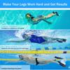 Gintenco Swim Fins, Kids Swim Training Fins for Lap Swimming, Travel Size Flippers with Mesh Bag, Silicone Swimming Fins for Kids Teens Adults Women Men view 4