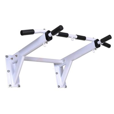 Pull-Up Bars AGYH Steel Chin Up Bar, Wall Horizontal Bar Sandbag Suspension Bar, Used for Waist Back Arm Muscle Exercise at Home and Gym, Load 400kg (Color : White)