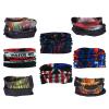 SMEHCF 8 Skull Zombie Headband Bandana Balaclava Half Face Mask Shield Head Hair Scarf Neck Gaiter Hat Multipurpose For WoMen Men Breathable Reusable Washable Red Black view 2