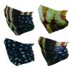 SMEHCF 4 US Flag Headband Bandana Balaclava Half Face Mask Shield Head Hair Scarf Neck Gaiter Hat Multipurpose For WoMen Men Breathable Reusable Washable Retro view 3