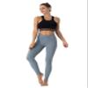 Beauty_yoyo Women's Sport Yoga Leggings Cross Waist Band Gym Pants Tummy Control Outfits Workout Fitness Non See-Through Wear view 1