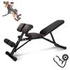 Adjustable Weight Lifting Utility Workout Bench, Home Training Gym Weight Lifting Sit Up Ab Bench, Ideal for Fitness Beginners and Professionals, 200 Kg Capacity, Black