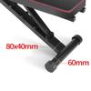 Adjustable Weight Lifting Utility Workout Bench, Home Training Gym Weight Lifting Sit Up Ab Bench, Ideal for Fitness Beginners and Professionals, 200 Kg Capacity, Black view 3