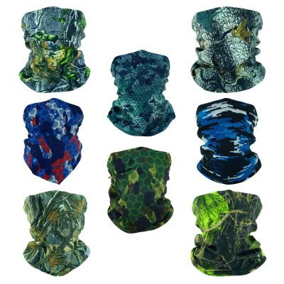SMEHCF 8 Camo Headband Bandana Balaclava Half Face Mask Shield Head Hair Scarf Neck Gaiter Hat Multipurpose For WoMen Men Breathable Reusable Washable Brown Blue Green Black Digital Forest
