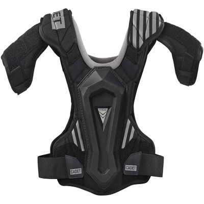 True Temper Cadet Youth Boys Lacrosse Shoulder Pad - NOCSAE (ND200) Compliant, Black, Youth Small