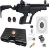 Wearable4U - Hatsan Sortie Tact Semi-Auto PCP Synthetic .177 Cal Air Pistol with 100x Paper Targets and 500x .177cal Pellets Bundle view 1