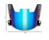 TD Sports Football Visor | Fits Kids, Youth, and Adult Helmets | Eye Protection for Helmet and Facemask view 3