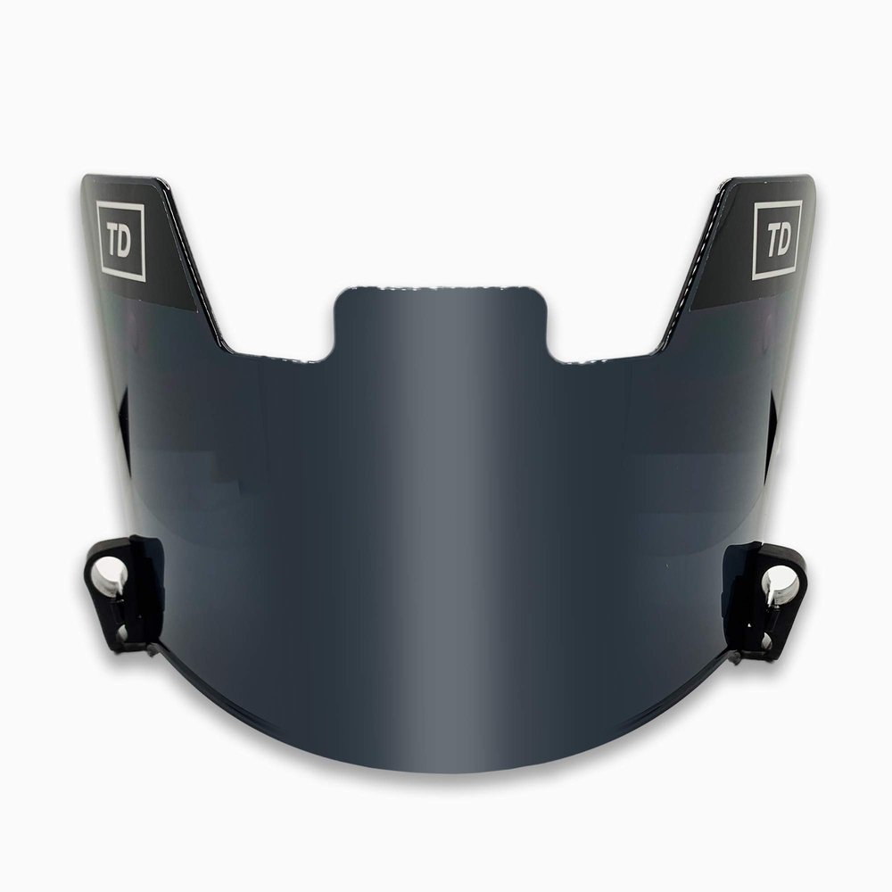 TD Sports Football Visor | Fits Kids, Youth, and Adult Helmets | Eye Protection for Helmet and Facemask